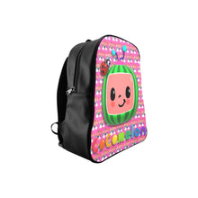 Load image into Gallery viewer, Melon Pink School Backpack (Small)
