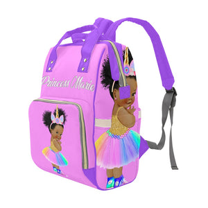 Princess Multi-Function Diaper Backpack/Diaper Bag