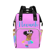 Load image into Gallery viewer, Nevaeh Multi-Function Diaper Backpack/Diaper Bag
