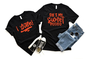 Sweet Potato Couple Tee