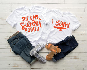 Sweet Potato Couple Tee