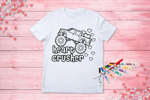 Valentine’s Day Coloring Tee