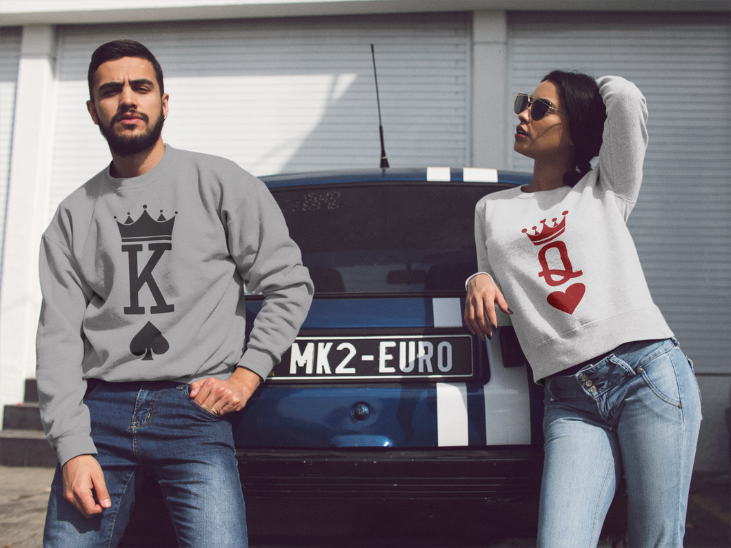 King & Queen Couples Tee