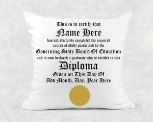 Personalized Diploma Tee