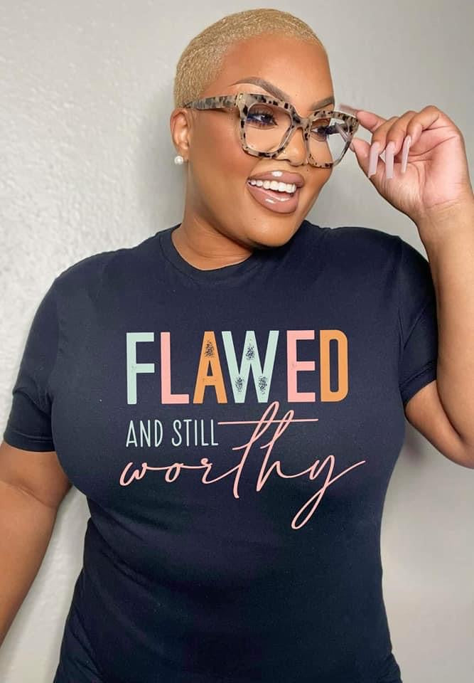 Flawed & Worthy Tee