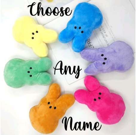 Personalized Plush Bunny