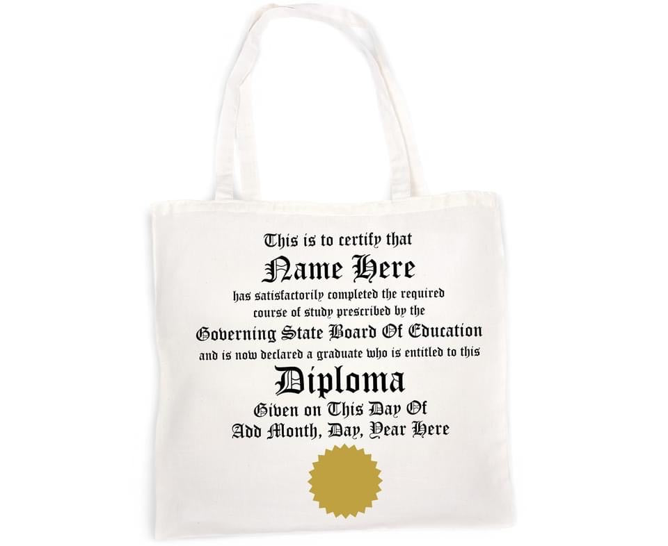 Personalized Keepsake Diploma