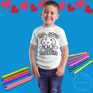 Valentine’s Day Coloring Tee